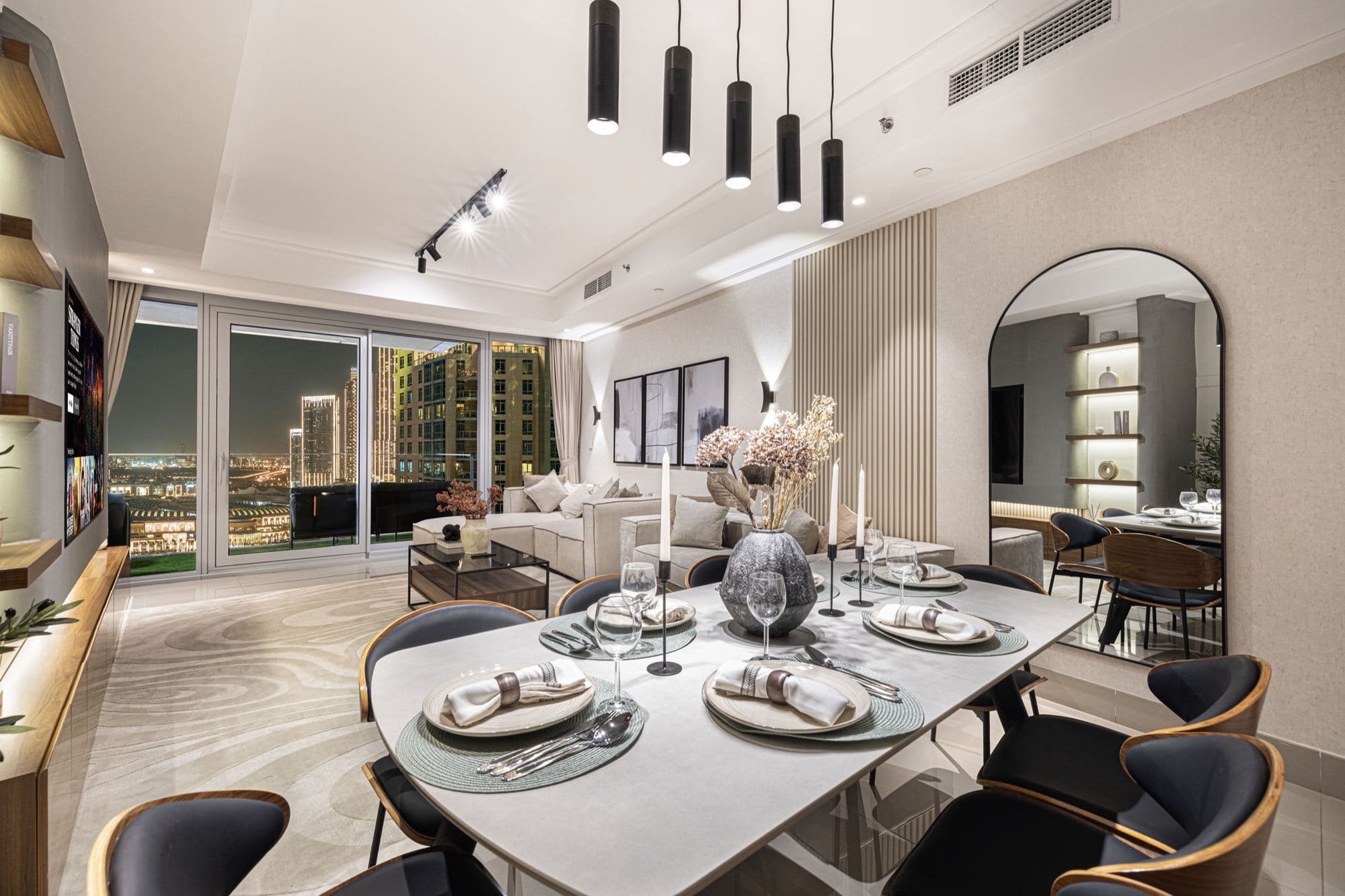A furnished apartment interior managed by MyPortfolioHost